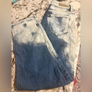 Cello Denim Jeans with Blue and White Pattern